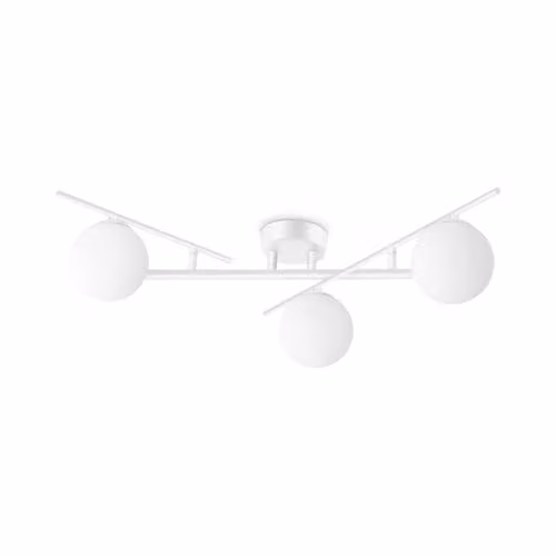 Ideal Lux Atlas 3 Light White Glass Sphere Ceiling Light