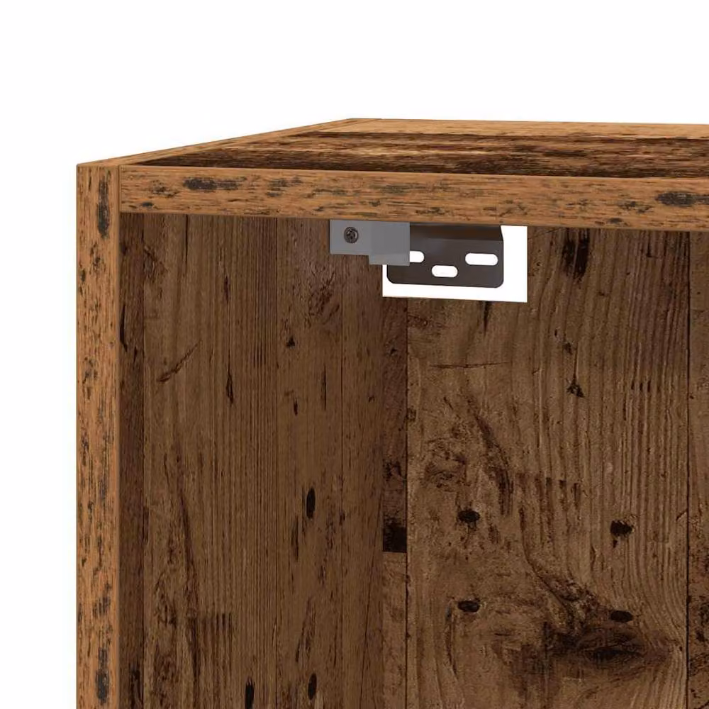 Berkfield Home TV Cabinet in Brown Old Wood, W/D/H: 30.5 x 30 x 110 cm – 2