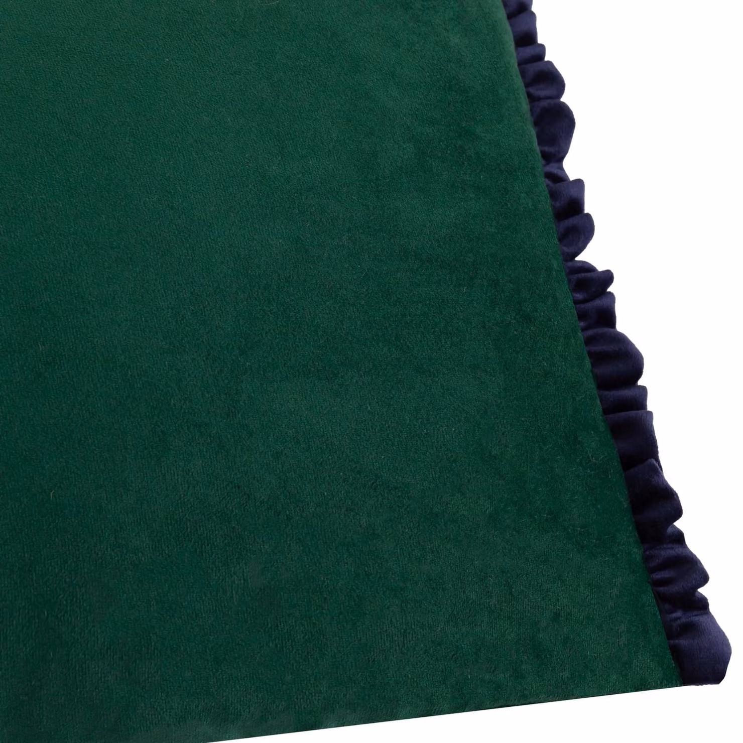 Wylder Tilly Velvet Reversible Rectangular Cushion in Green and Blue, W/H: 40 x 40 cm – 4
