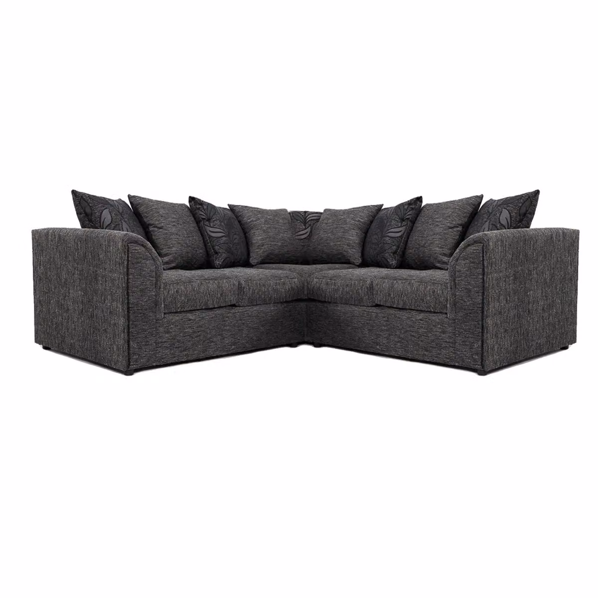 Furnishings For Less UK Byron Dundee Chenille Fabric 5 Seater L Shaped Corner Sofa in Grey – 2