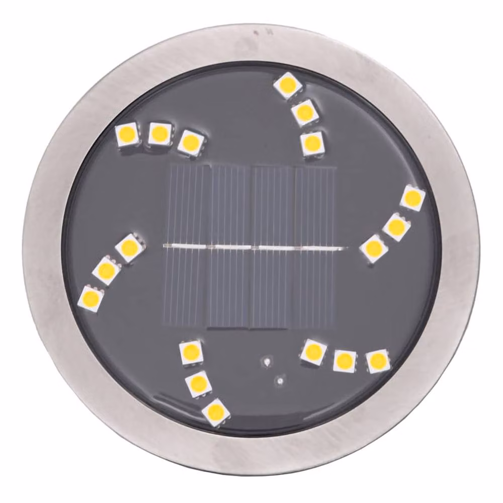 Berkfield Home Solar Ground Lights with Ground Spikes, 4 Pack, Warm White, Black – 4