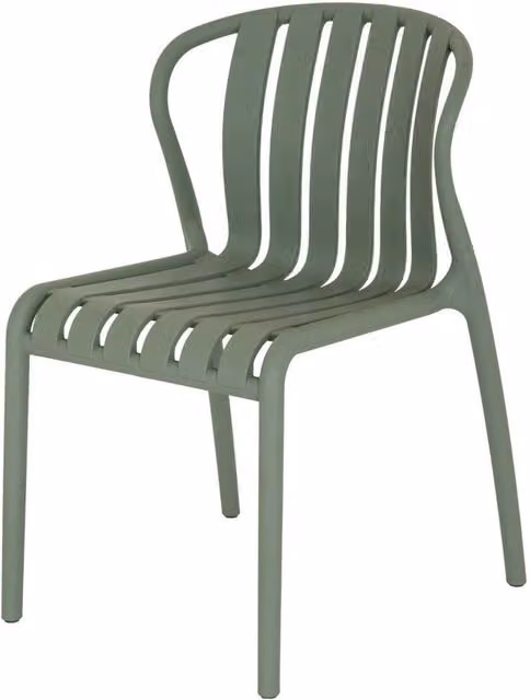 KDMD Axis Modern Dining Chair with Armrests in Green