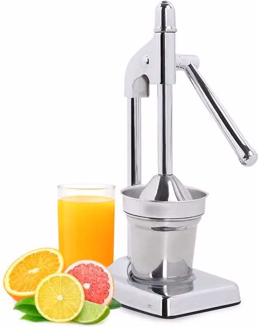 EONLION Silver Citrus Juicer Hand Press Fruit Squeezer and Juice Extractor