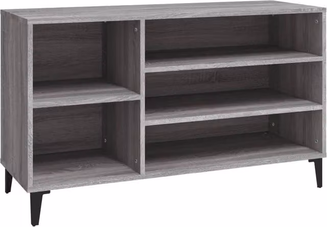 Berkfield Home Grey Sonoma Shoe Cabinet with Integrated Seat, W/D/H: 102 x 36 x 60 cm – 1