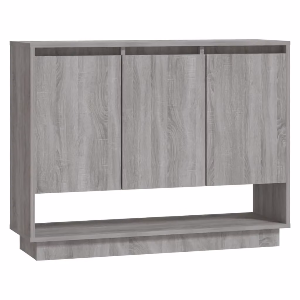 Berkfield Home Grey Sonoma Modern Sideboard in Engineered Wood W/D/H: 97 x 31 x 75 cm – 2