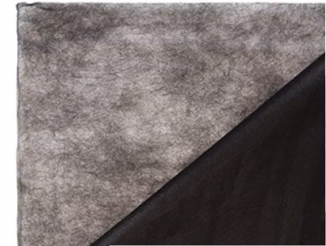 UMKY Black Non-Woven Weed Control Fabric Roll Ground Cover Membrane