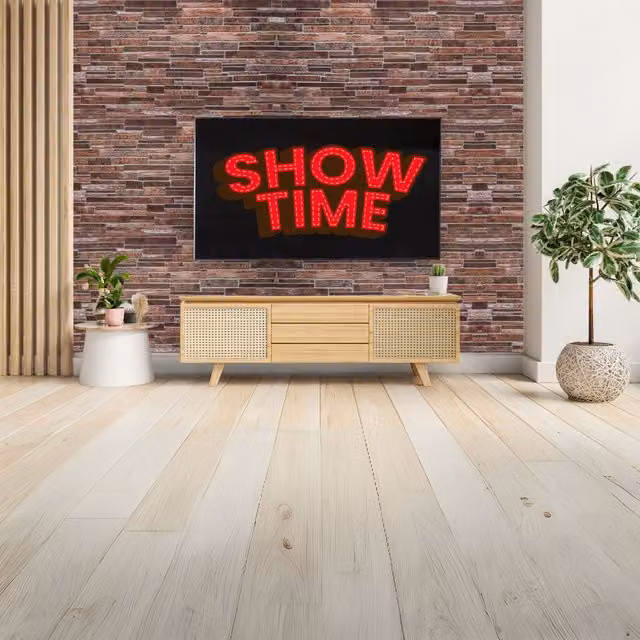 Novecrafto 3D Wall Panels Slim Stone Brick Effect PVC Cladding, Brown, 6 Sheets, W/H: 96 x 48 cm – 8