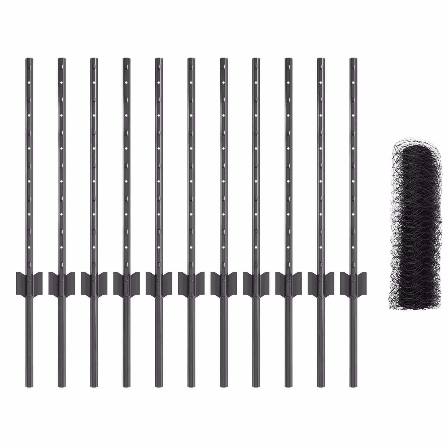 Berkfield Home Garden Fence Set of 2, Large Expandable Grey Metal Rectangular Fencing – 2