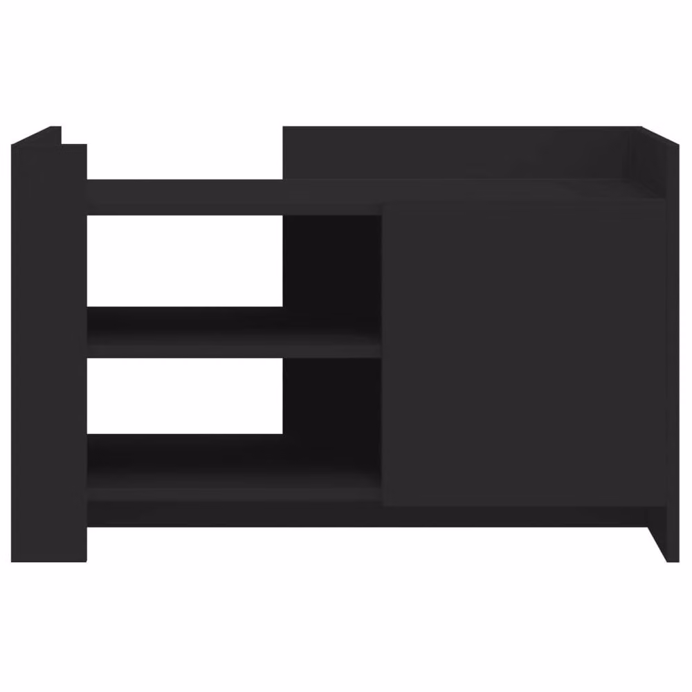 Berkfield Home Black Modern Rectangular Coffee Table, W/D/H: 80 x 50 x 50 cm – 4