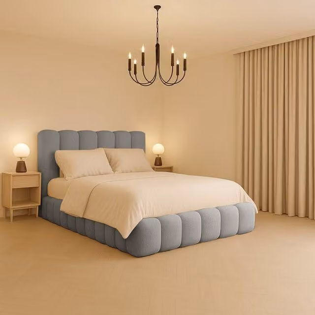 Desire Deco Alice Ottoman Storage Bed Frame in Grey, Super King, W/D/H: 200 x 200 x 205 cm – 1