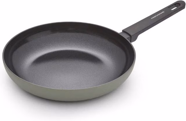 Morphy Richards Non-Stick Recycled Aluminium Frying Pan, 28 cm, Green