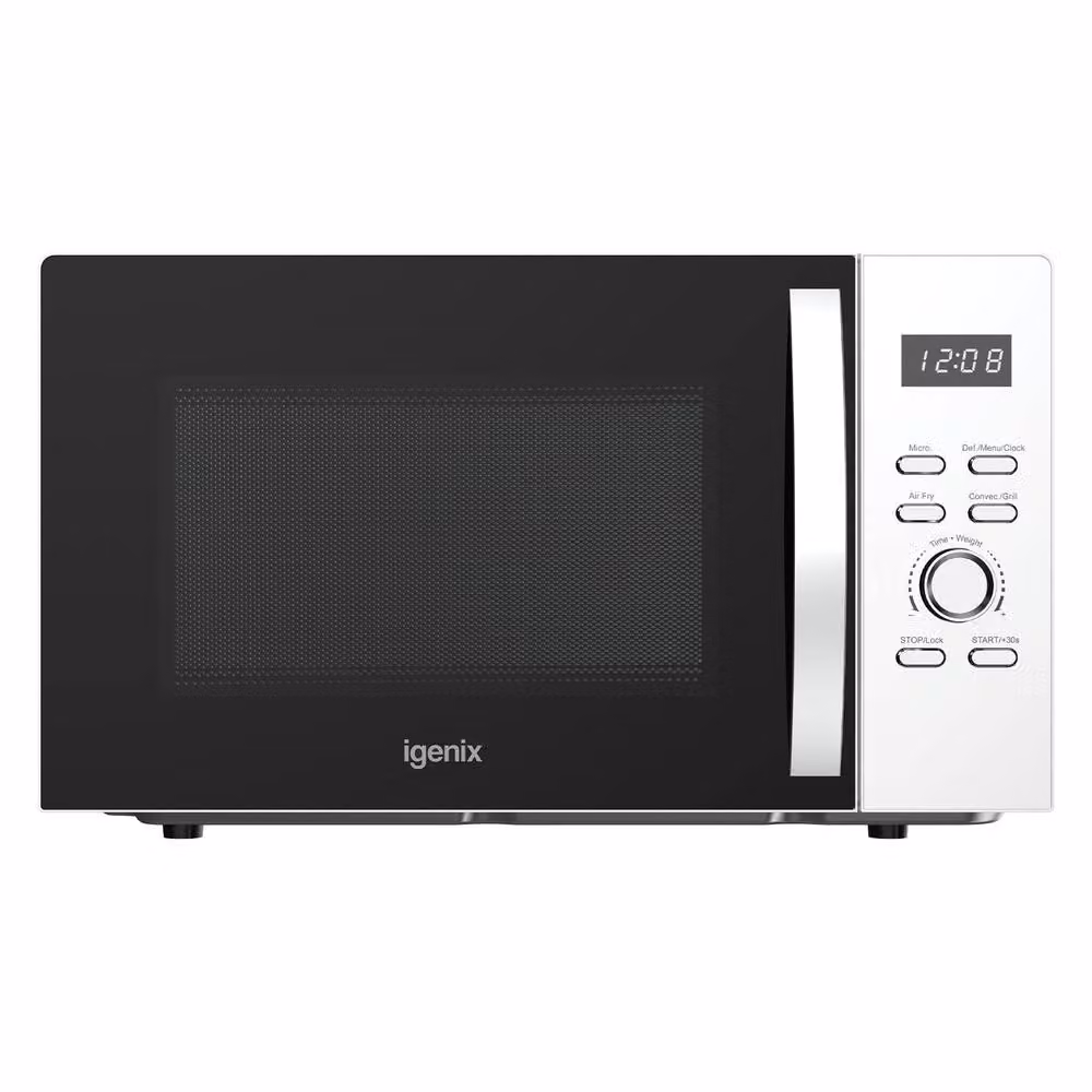 Igenix 25L 850W Digital Combi Microwave in White with Air Fry Function – 2
