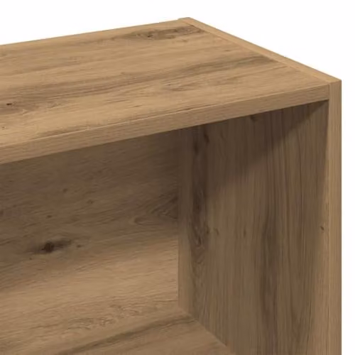 vidaXL Artisan Oak Book Cabinet, Brown, W: 50 cm, D: 25 cm, H: 104 cm – 5