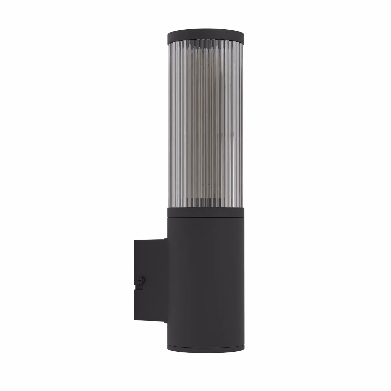 Eglo SALLE Black Metal and Glass Outdoor Wall Lantern with Transparent Shade – 2