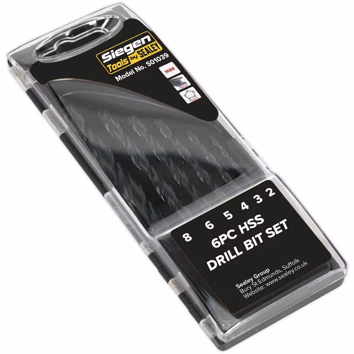Loops 6 Piece Roll Forged HSS Twist Drill Bit Set, Multicolour – 3