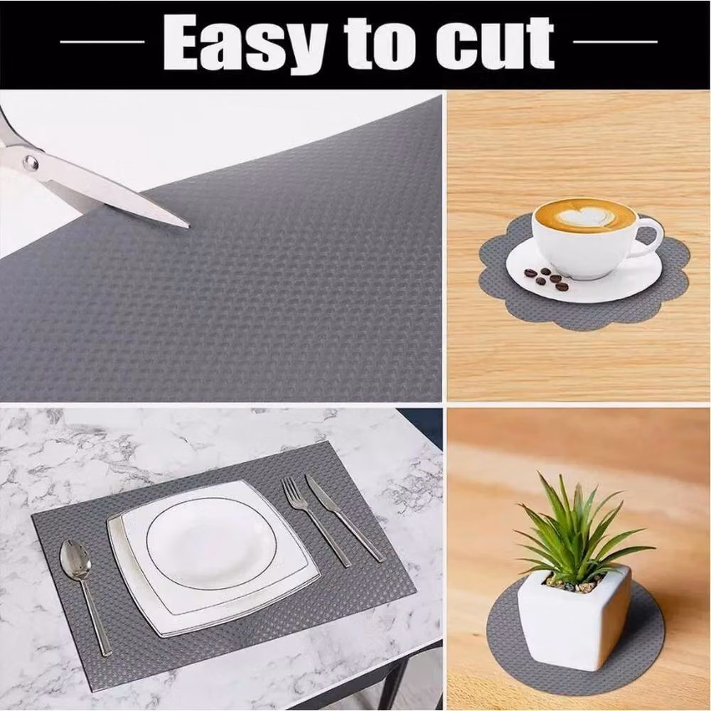 FLAVORA Non-Slip Grey Cabinet and Drawer Storage Mat – 6
