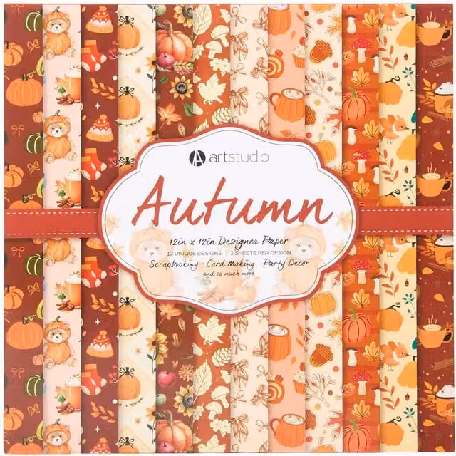 Art Studio Autumn Designer Multicolour Paper Pad