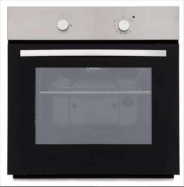 Cata UBGMMT60SS Built-in 3 Function Gas Oven and Gas Grill, 60 Litre, Stainless Steel in Metallic Silver