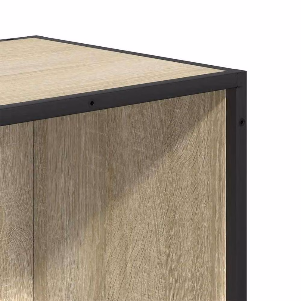 Berkfield Home Modern Sonoma Oak Bookcase, Brown, W: 80.5 cm, D: 35 cm, H: 170.5 cm – 3