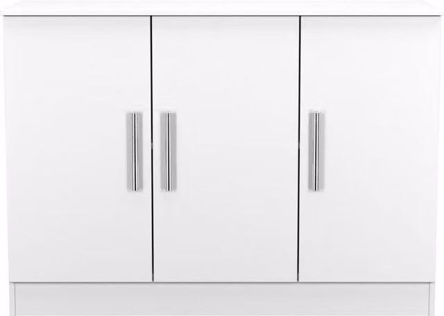 Ready Assembled 2 U Trent 3 Door Sideboard in White