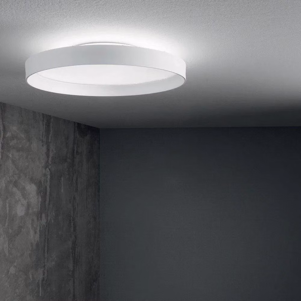 Netlighting Fly Round Decorative LED Flush Ceiling Light, White, 4000K – 2
