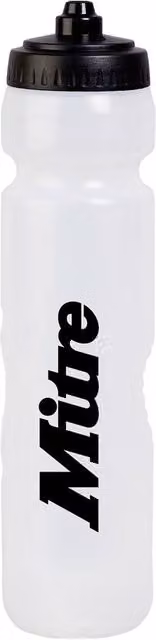Mitre 1L Transparent Plastic Water Bottle with Screw Cap