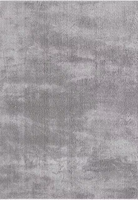 Desire Rugs Comfy Washable Low Pile Area Rug in Grey, W: 60 cm x L: 100 cm