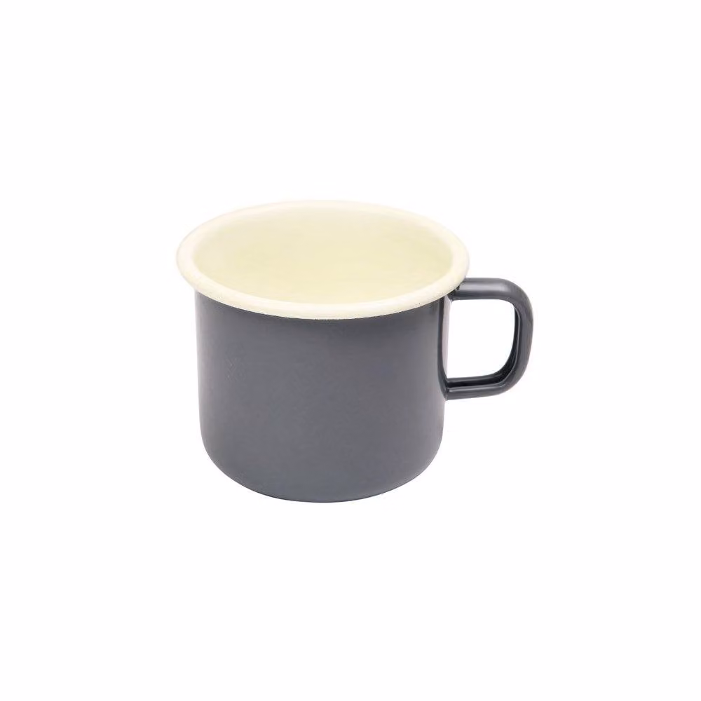 dexam Vintage Home Espresso Enamel Mug in Slate Grey – 2