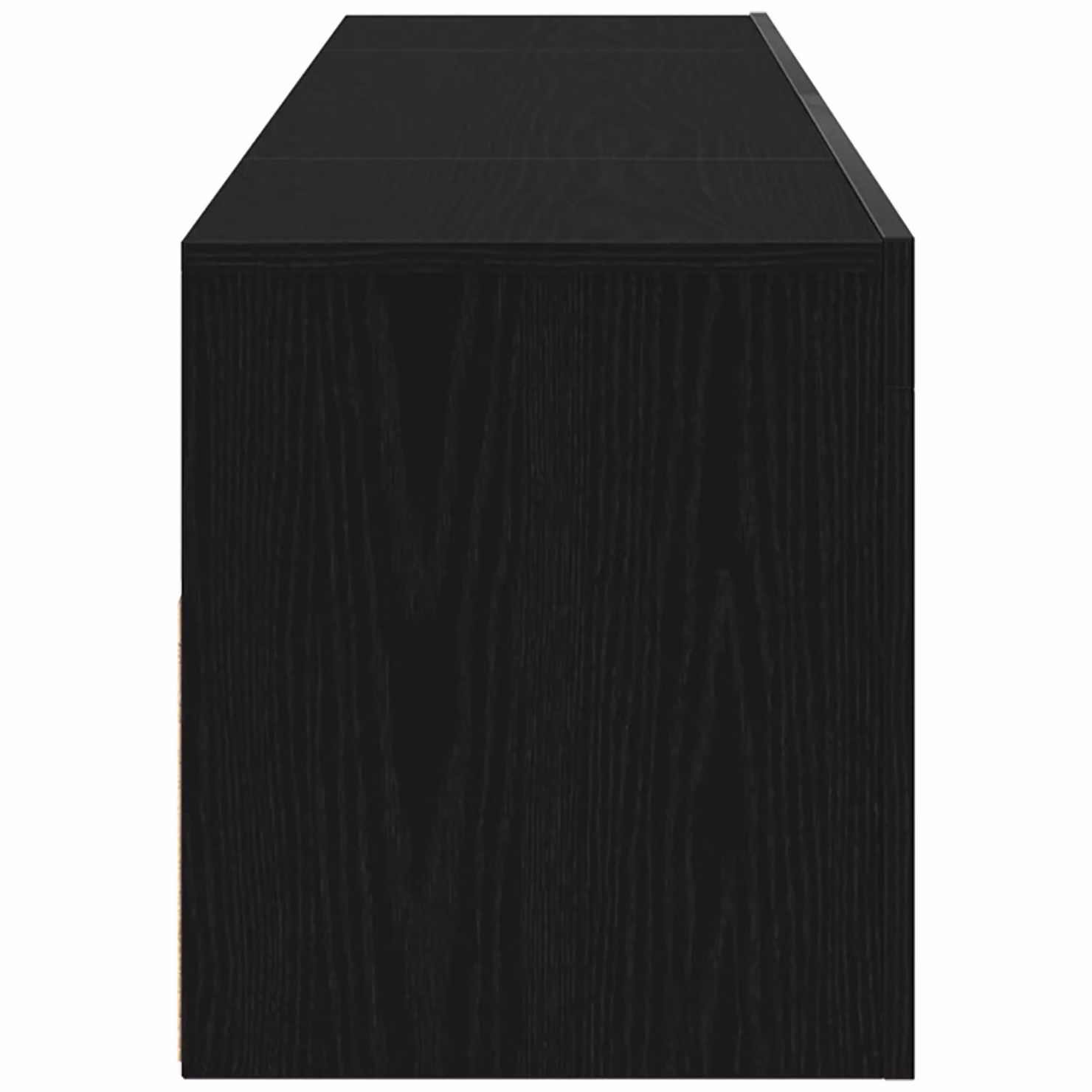 Berkfield Home Modern Black Oak TV Cabinet with LED, W/D/H: 120 x 40 x 40 cm – 4