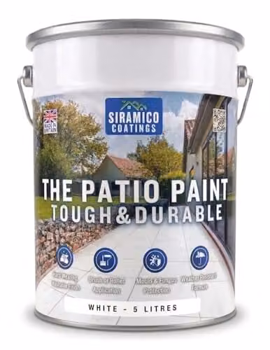 SIRAMICO COATINGS The Patio Paint, White, 5 l