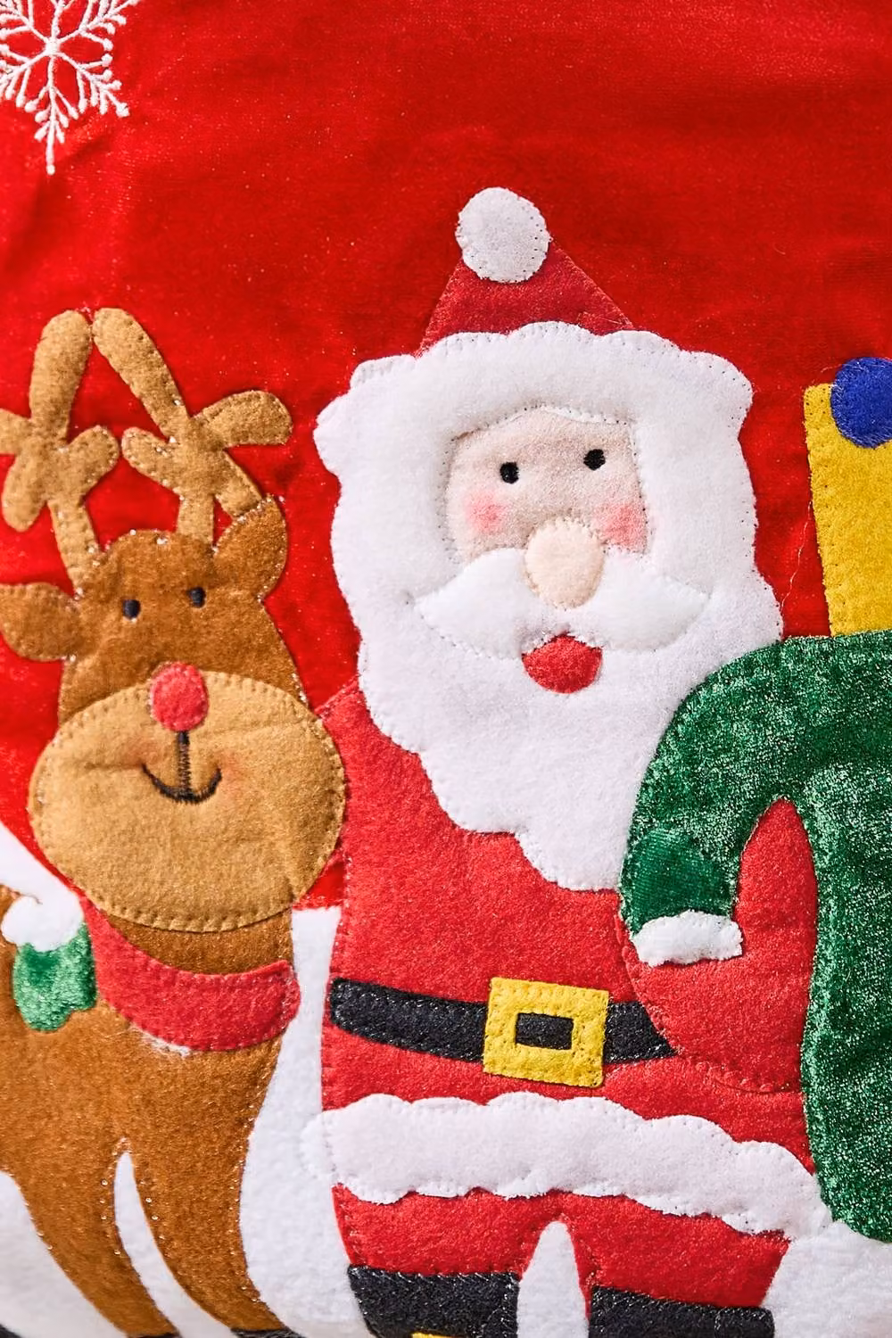 Dibor Festive Friends Red Santa Velvet Christmas Gift Sack – 2