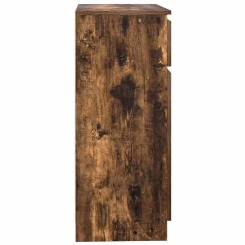 vidaXL Modern Sideboard with Drawer in Smoked Oak Brown, W/D/H: 71 x 35 x 84 cm – 8