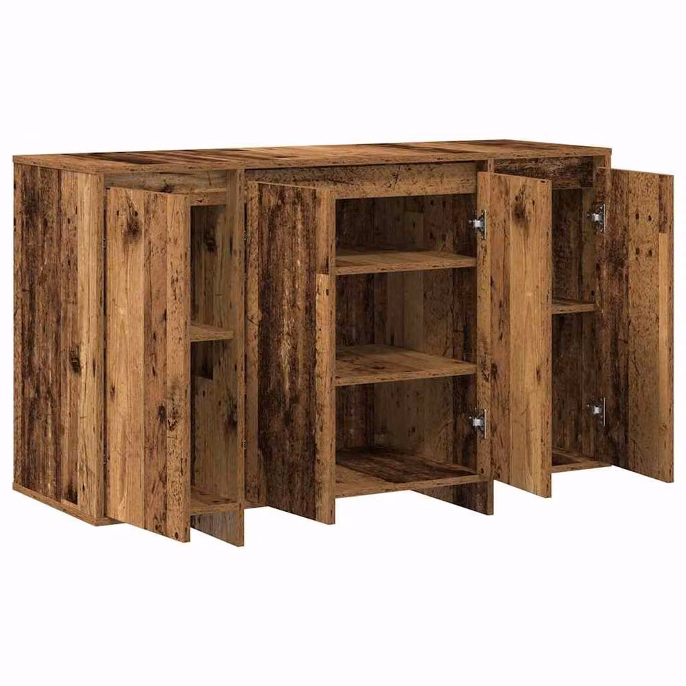 Berkfield Home Rustic Brown Wood Sideboard, W/D/H: 120 x 41 x 75 cm – 3