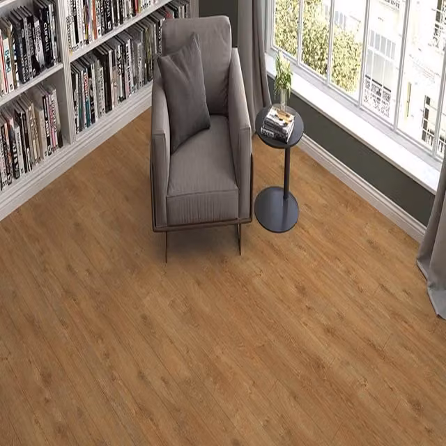 AGT EfftPre Wood Effect Click Laminate Flooring in Chocolate Brown