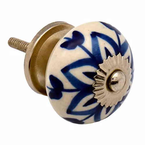 Nicola Spring Blue Ceramic Cabinet Knobs, Pack of 24 – 2