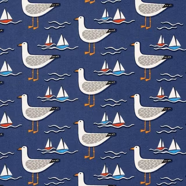 Terrys Gull Fabric Navy and Blue Multicolour Adult Product
