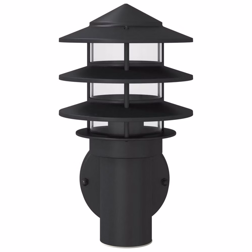 Berkfield Home Black Stainless Steel Outdoor Wall Lights, 2 Pack – 2