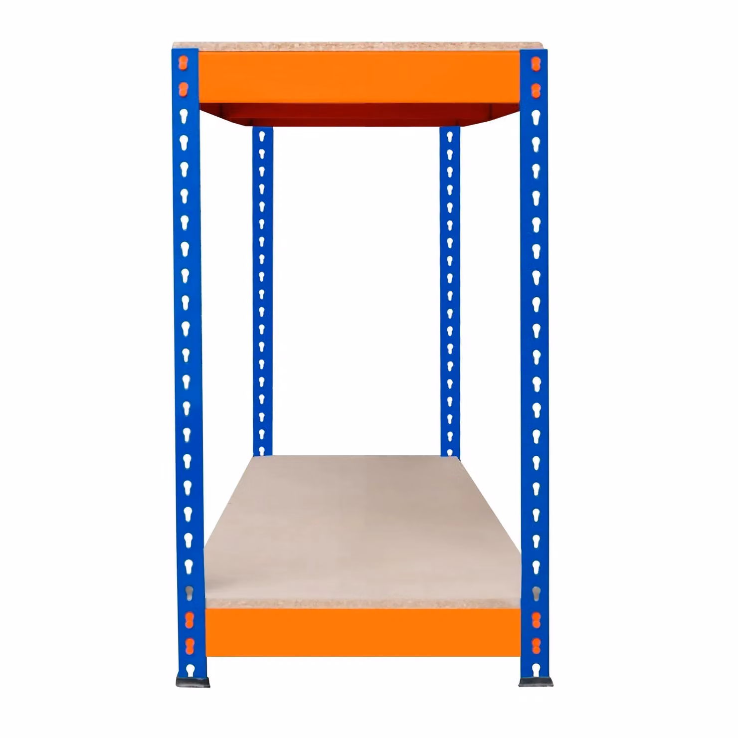 Monstershop S-Rax 2 Tier Workbench in Orange, W/D/H: 90 x 45 x 90 cm – 5
