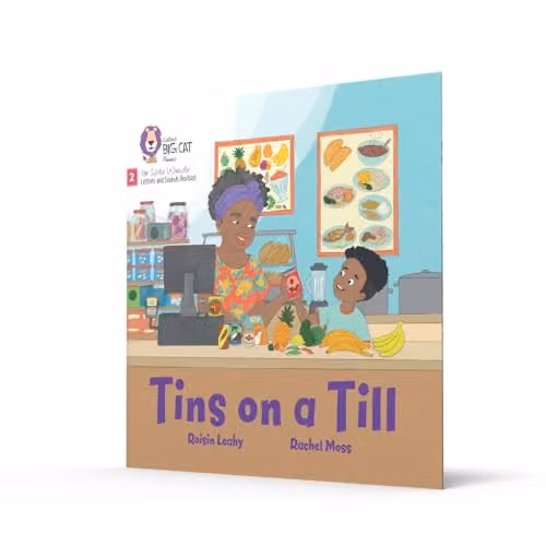 Collins Tins on a Till: Phase 2 Set 4 Blending Practice Multicolour Big Cat Phonics for Little Wandle Letters and Sounds Revised – 2
