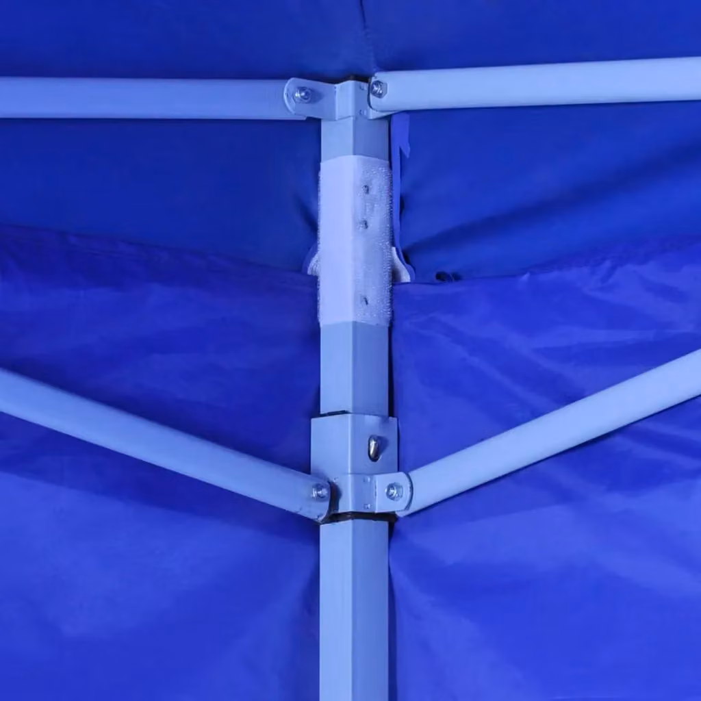 Berkfield Home Foldable Freestanding Tent with 4 Walls, Blue, W: 300 cm x D: 300 cm – 2