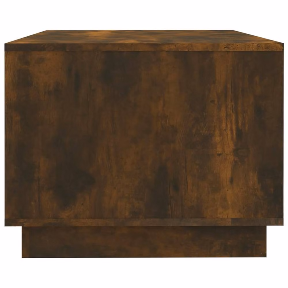 Berkfield Home Modern Rectangular Coffee Table in Smoked Oak Brown, W/D/H: 102 x 55 x 43 cm – 4