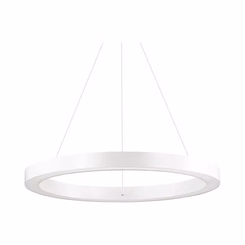 Ideal Lux Oracle Integrated LED Ring Ceiling Pendant, White, 3000K – 1