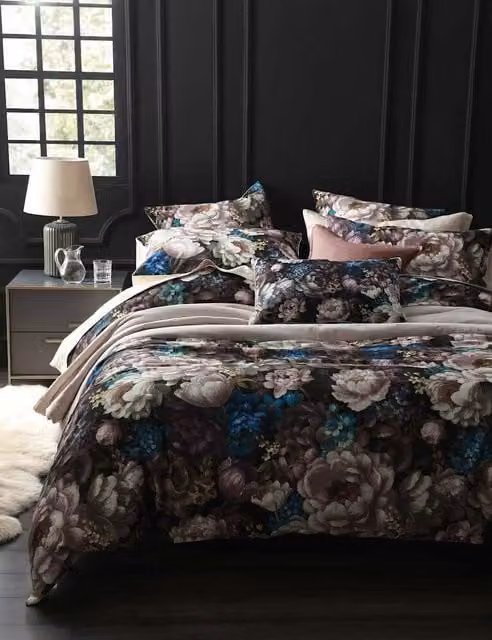 MM Linen Adelle Floral Pure Cotton Bedding Set, Multicolour, 140 x 200 cm
