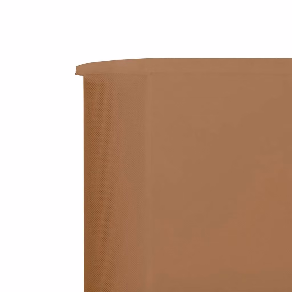 Berkfield Home 5-Panel Freestanding Fabric Wind Screen Paravent, Beige, W: 600 cm, H: 160 cm – 3