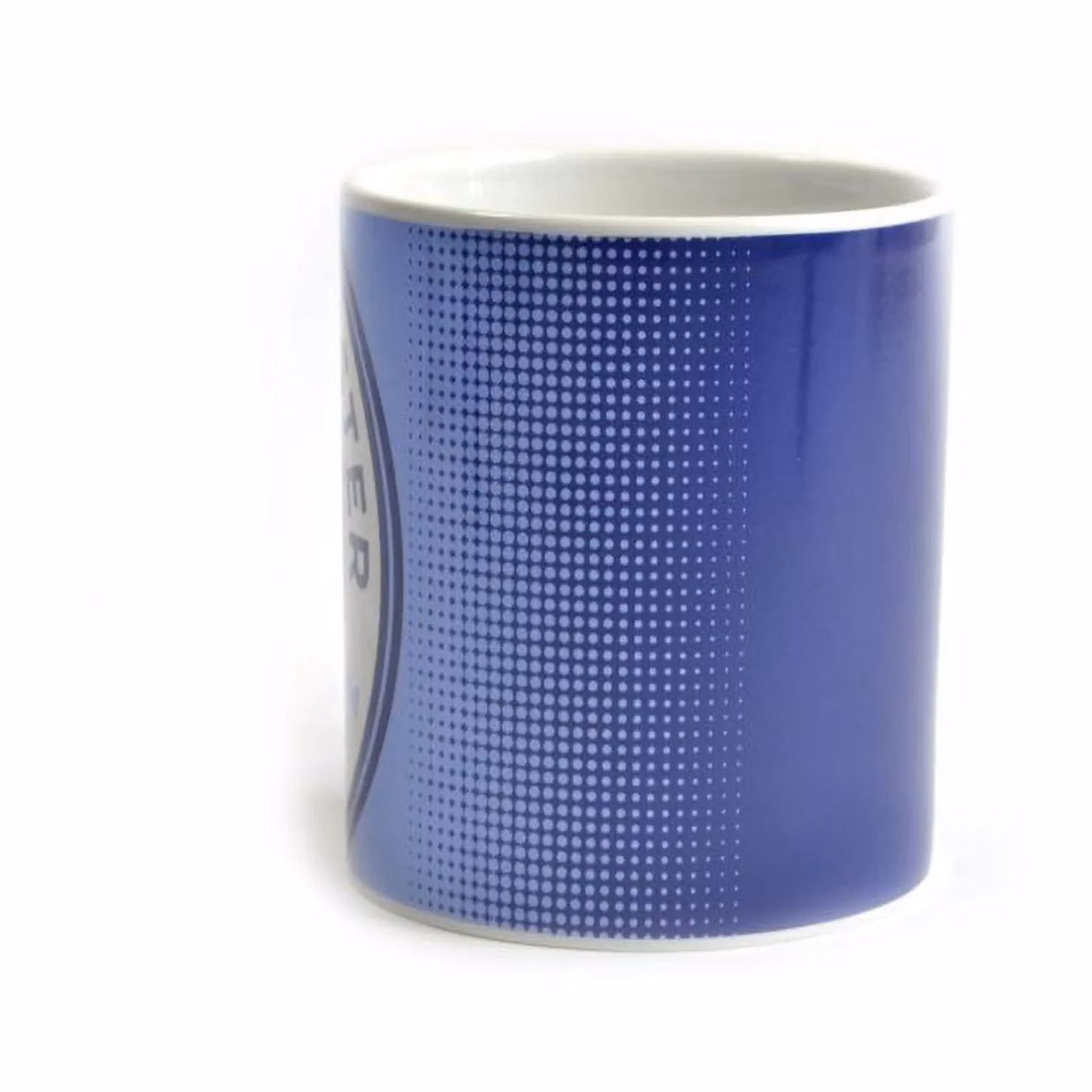 Manchester City FC Halftone Mug in Blue and White – 2