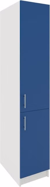 JD Greta Modern Matt Kitchen Tall Larder Unit in Sage Green or Navy Blue, Width: 40 cm