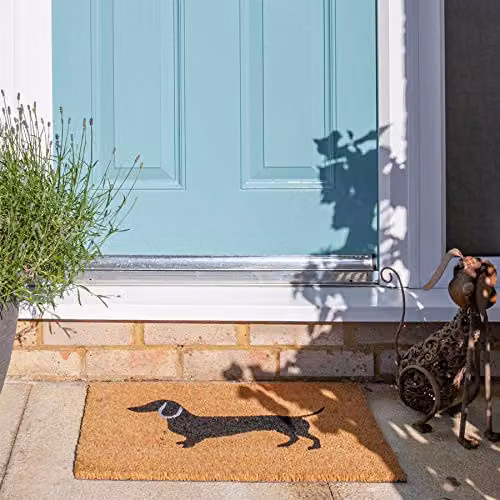 Nicola Spring Coir Animal Graphic Door Mat, Brown and Multicolour, W: 60 cm, D: 40 cm – 2