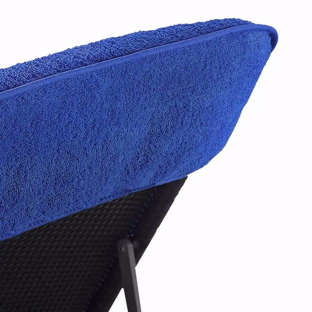 Berkfield Home Soft Cotton Beach Towels, 2 Pack, Royal Blue, W: 75 cm, L: 200 cm, 400 GSM – 4