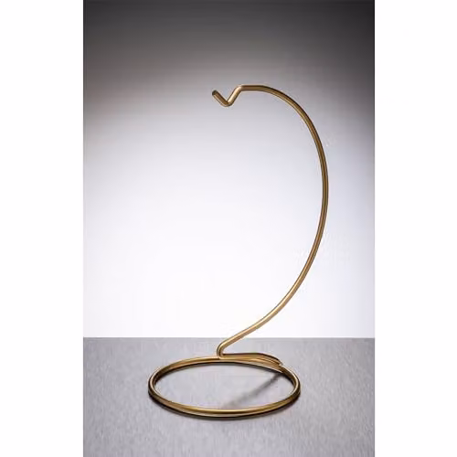 Sienna Glass Gold Metal Tabletop Ornament Stand
