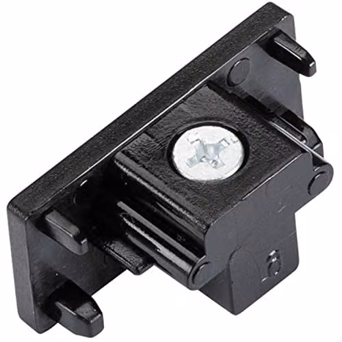 Loops Black Single Circuit Dimmable Track Light Dead End Connector